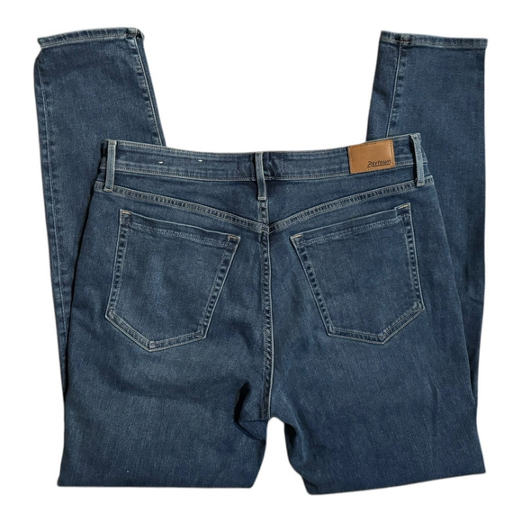 Revtown Jean 31L High Rise Skinny Dark Wash Denim Classic Casual Comfort Stretch - Picture 7 of 12